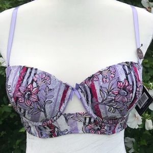Body Frosting NWT Push up underwire bra